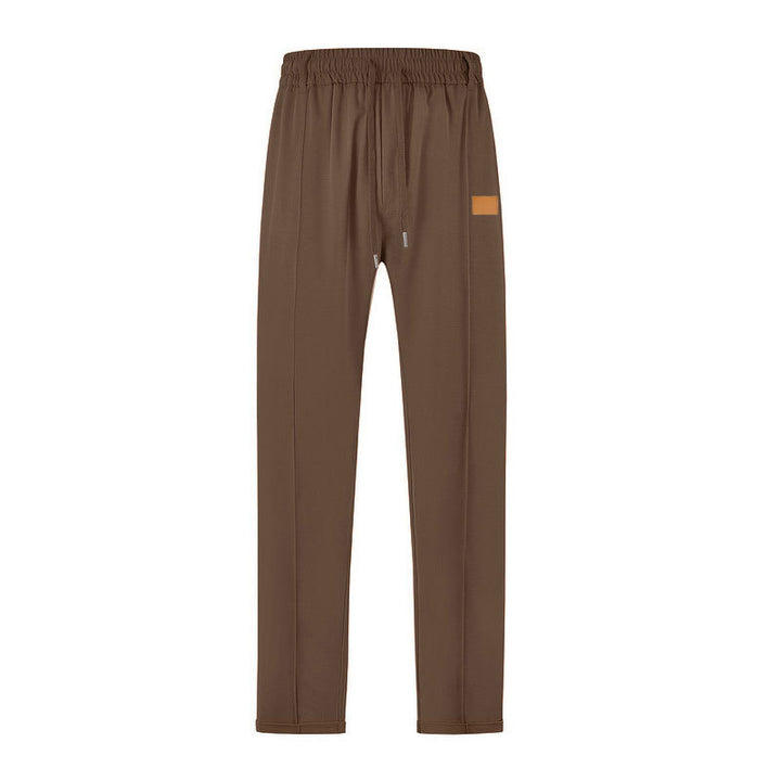 Men's leisure jogging pants with adjustable waistband and practical side pockets Lisslune