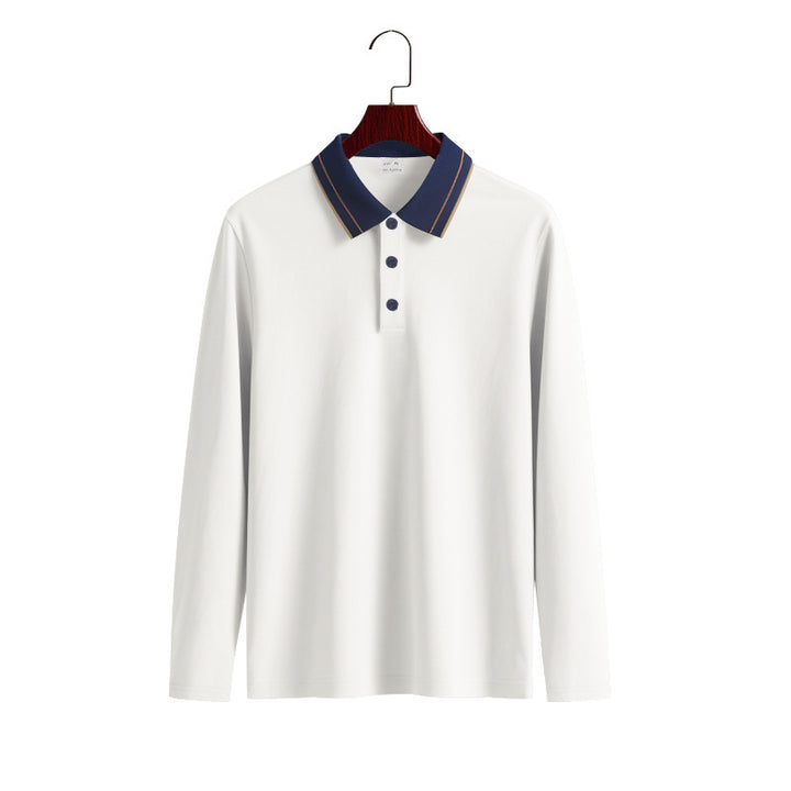 Men's Long Sleeve Polo Shirt Lisslune