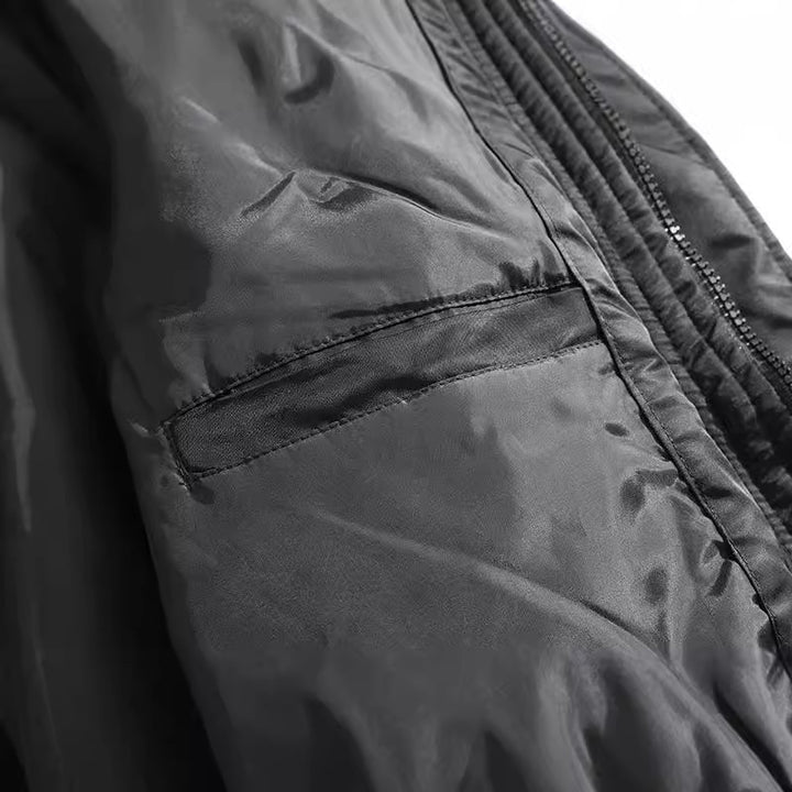 Men's sporty transitional jacket with adjustable hood and reflective accents Lisslune