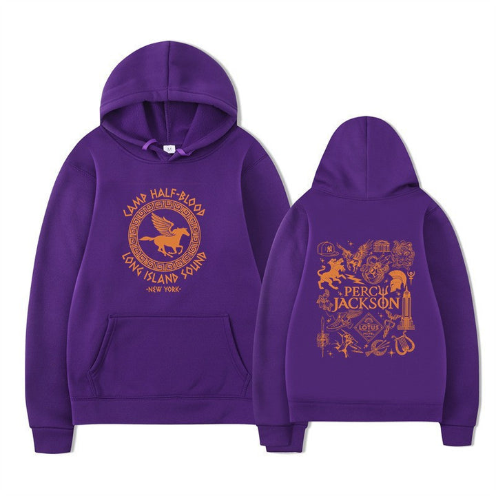 Women's hoodie with artistic mythology print Lisslune