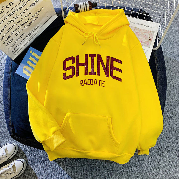 Women's hoodie with eye-catching lettering Lisslune