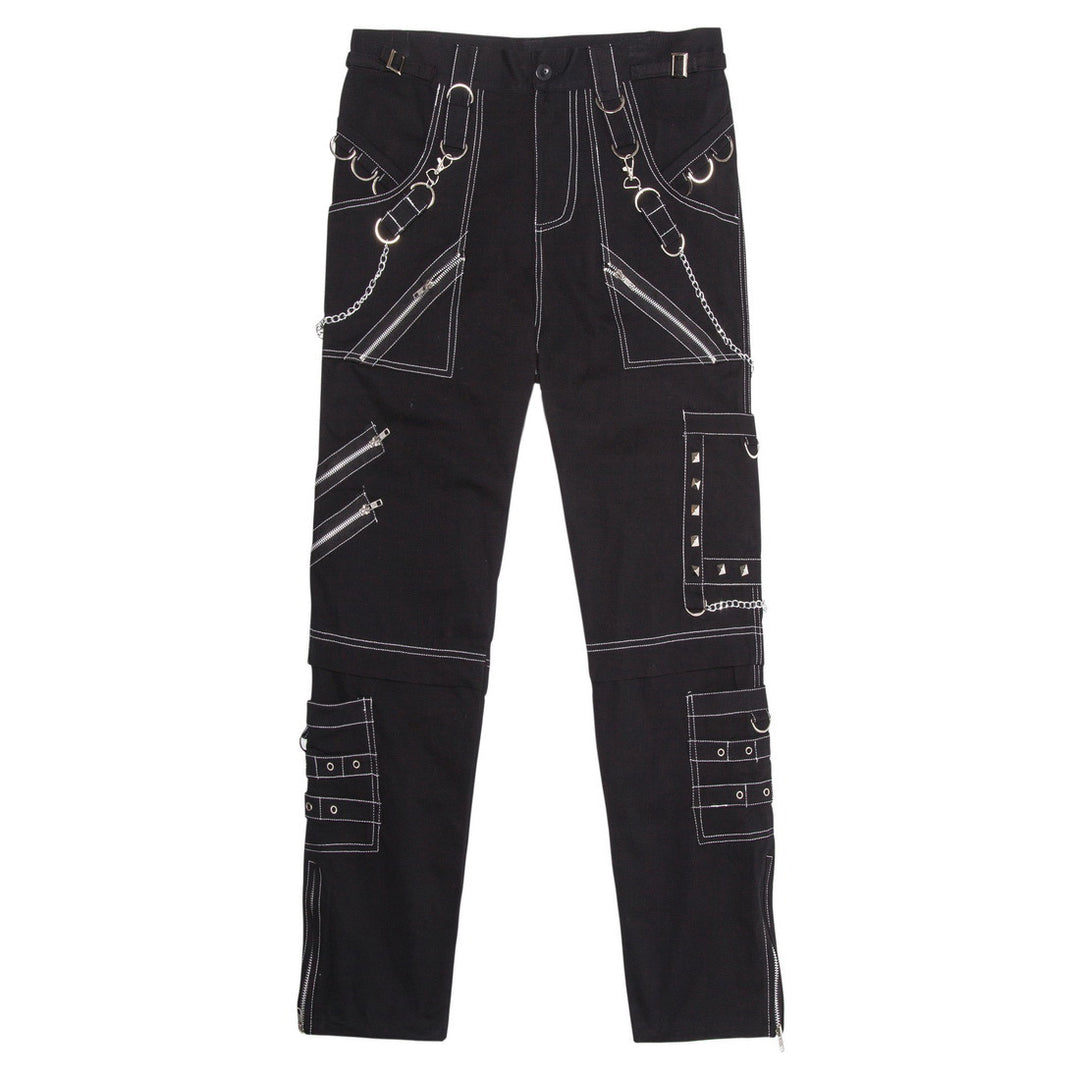 Men's cargo pants with chain details and practical pockets Lisslune
