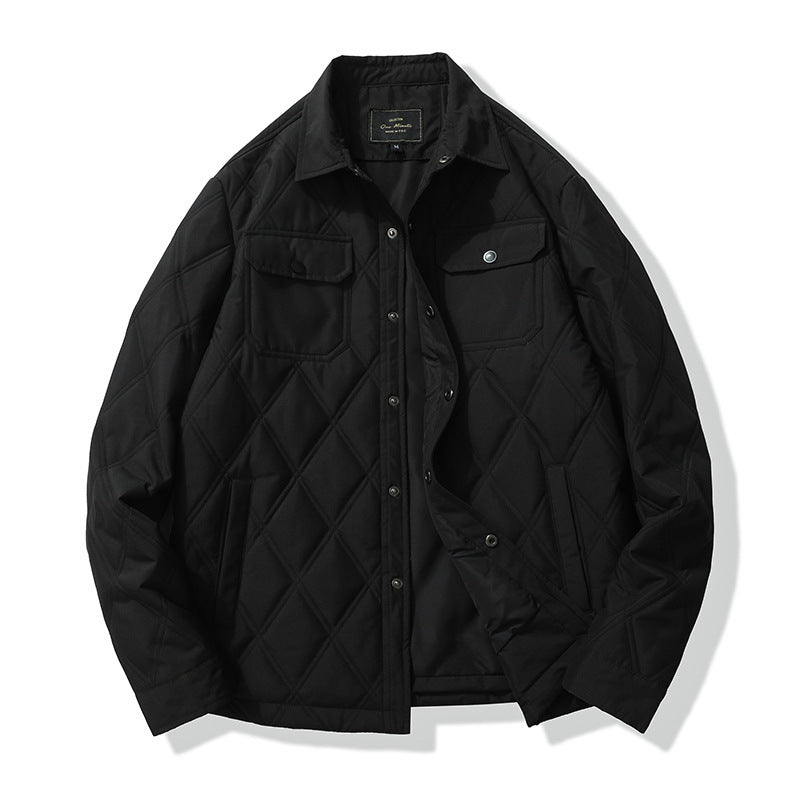 Men's Quilted Leisure Jacket with Practical Pockets Lisslune