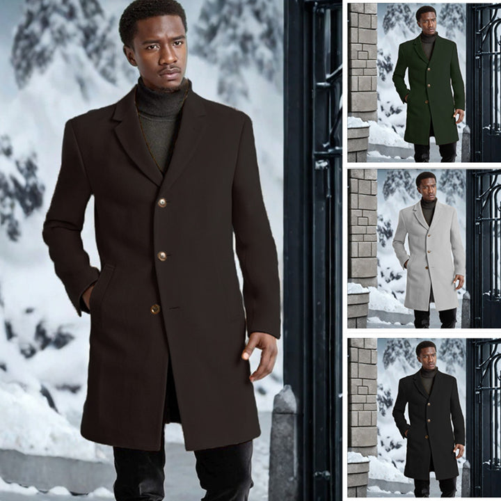Men's Elegant Long Coat Lisslune