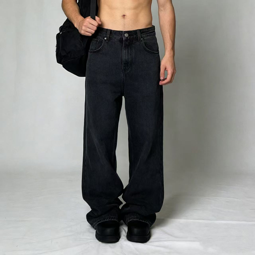 Herren lässige Vintage-Jeans Lisslune