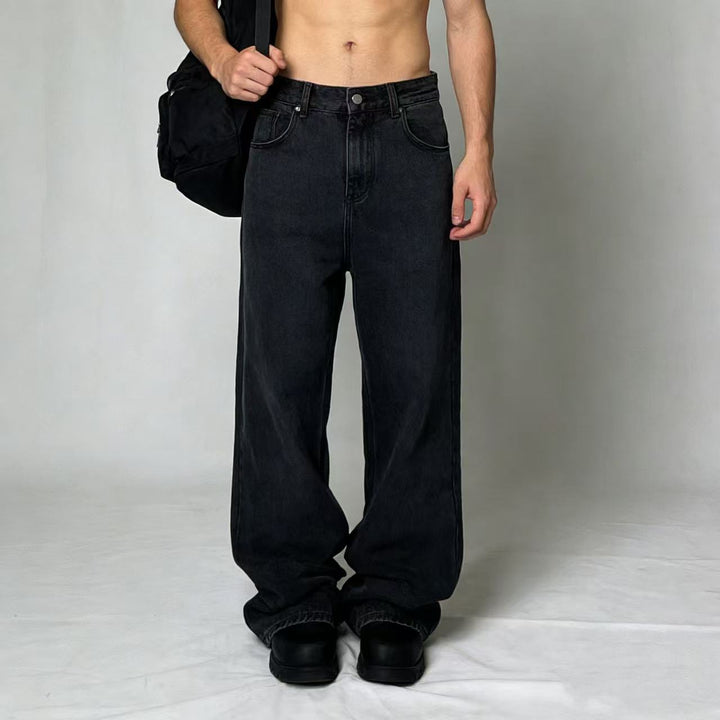 Herren lässige Vintage-Jeans Lisslune