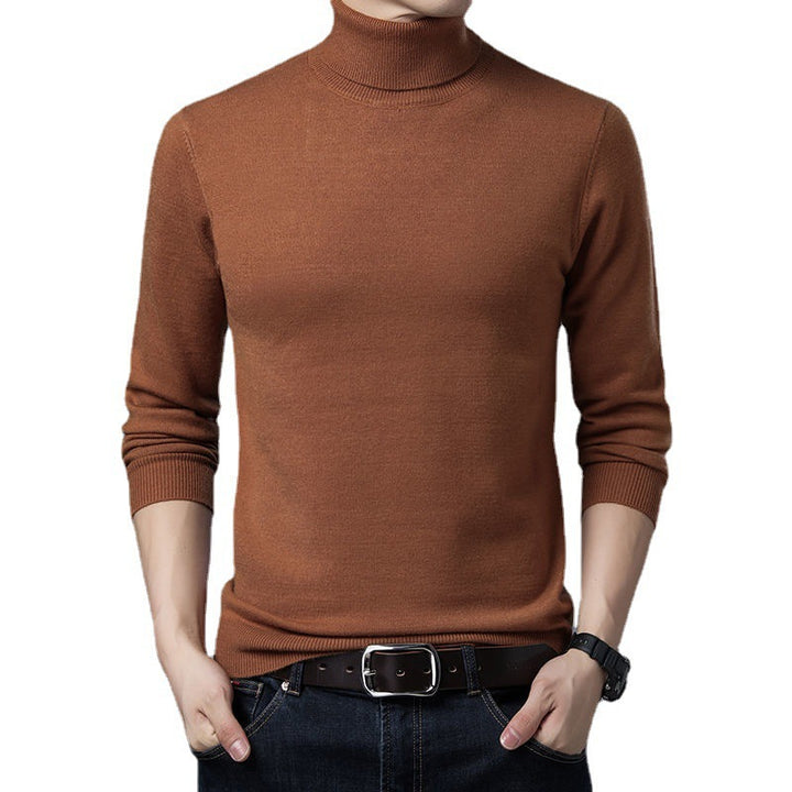 Men's turtleneck sweater made from high-quality wool Lisslune