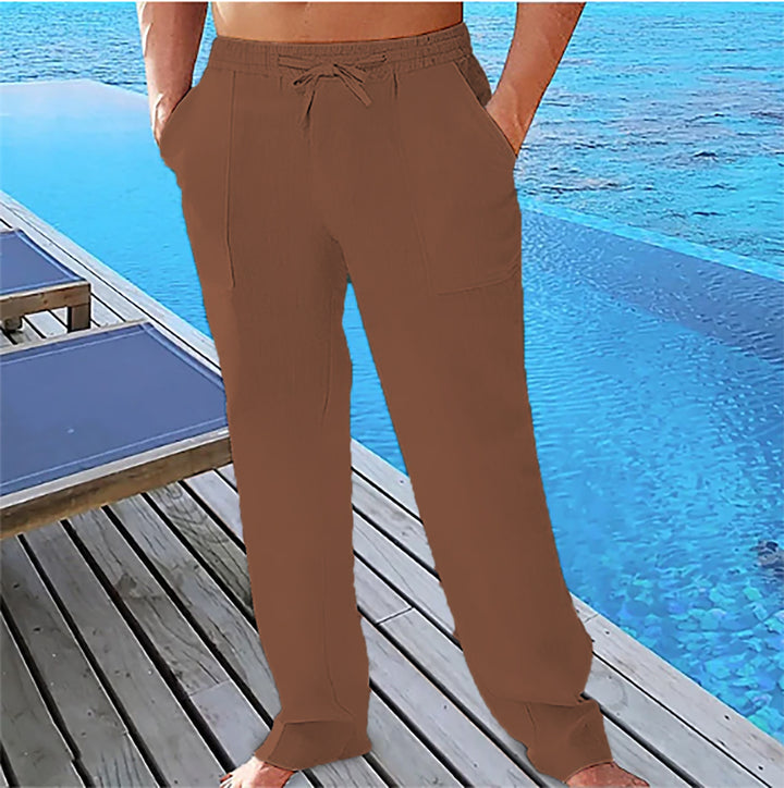Men's Comfortable Jogging Pants with Elastic Waistband and Practical Pockets Lisslune