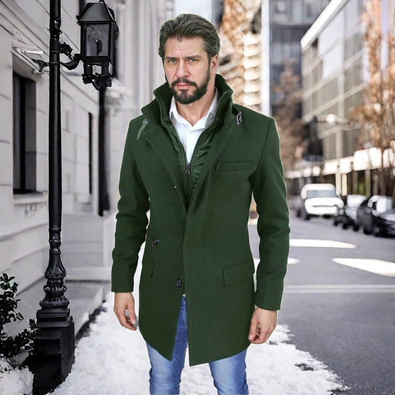 Men's stylish and functional transitional coat with removable inner jacket Lisslune