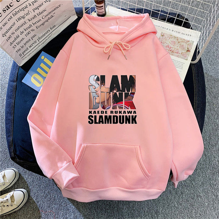 Women's hoodie with creative Slam Dunk design Lisslune