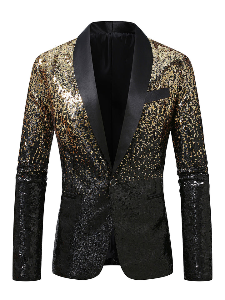 Men's Glamorous Sequin Blazer Lisslune