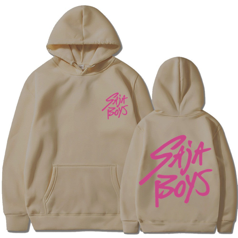 Women's hoodie with distinctive lettering and kangaroo pocket Lisslune