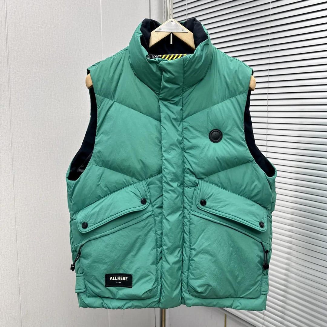 Men's Insulated Quilted Vest with Practical Pockets Lisslune