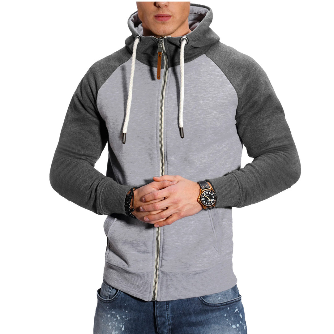 Men's refined hoodie with high-quality zipper Lisslune