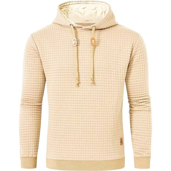 Men's hooded sweater with textured design Lisslune