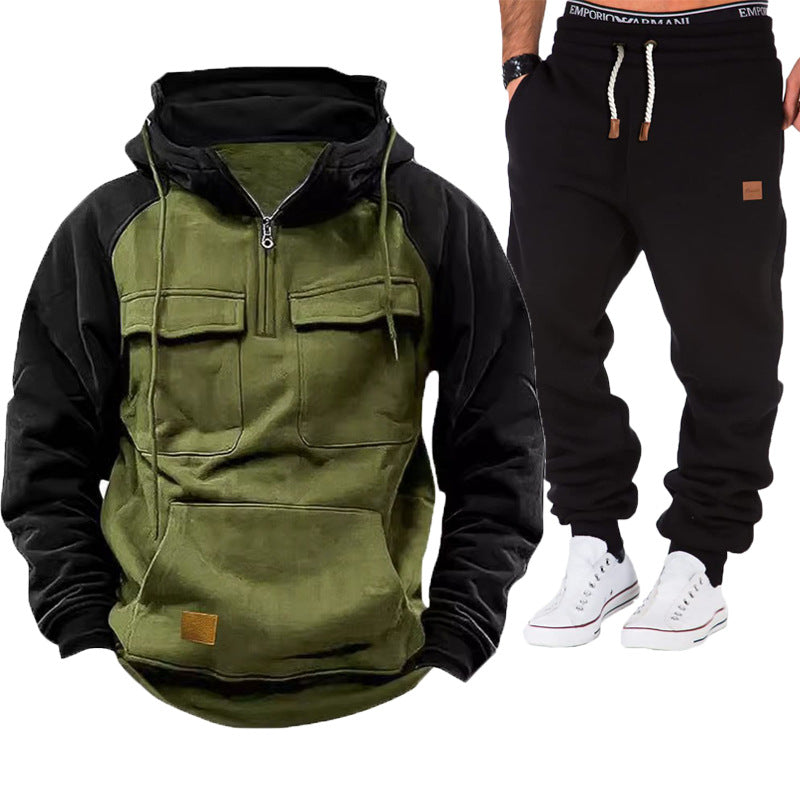 Men's functional sweater with practical pockets Lisslune