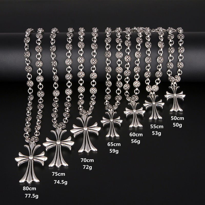 Lisslune | Gothic Cross Pendant Necklace