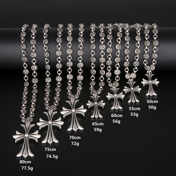 Lisslune | Gothic Cross Pendant Necklace