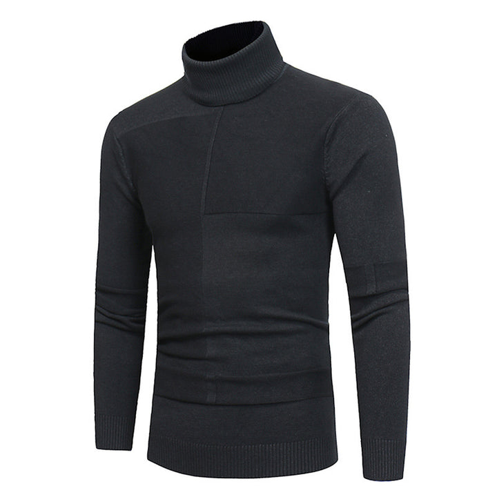Men's High-Quality Turtleneck Sweater Made of Soft Knit Lisslune