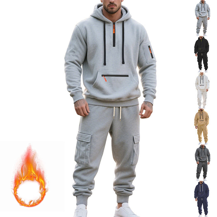 Men's sporty hoodie and cargo pants set Lisslune