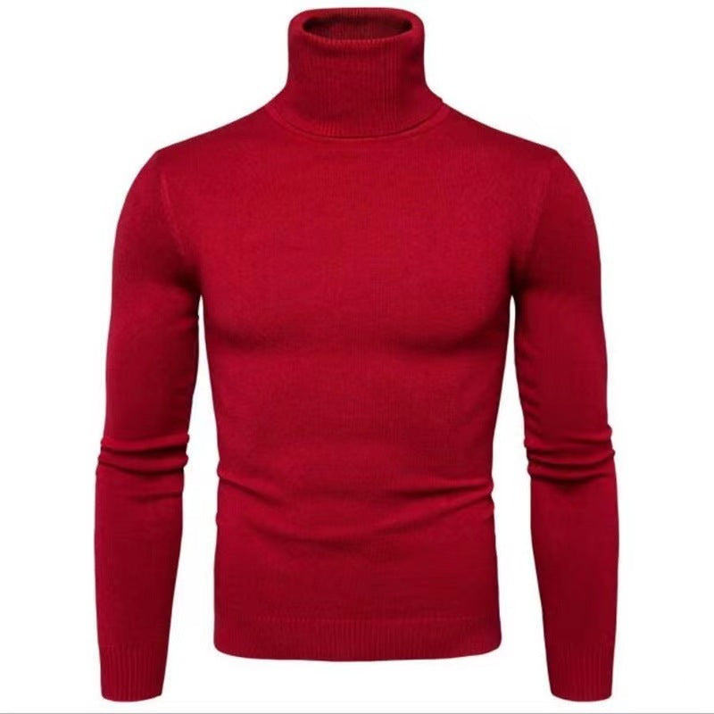 Men's turtleneck sweater made of high-quality cotton Lisslune