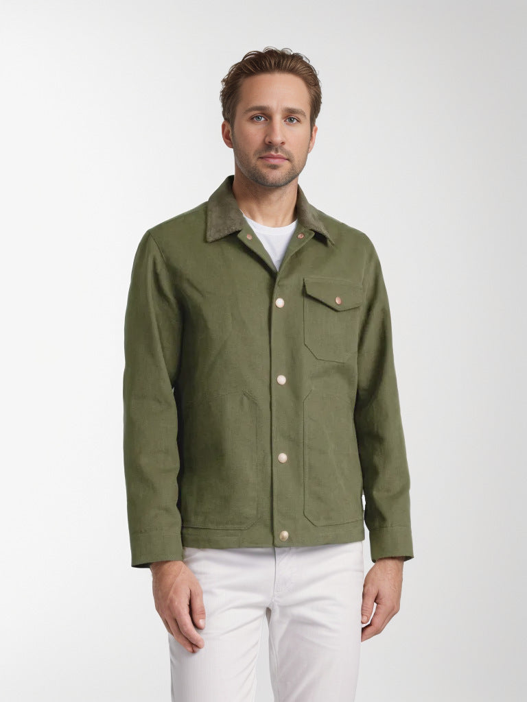 Men's timeless jacket with textured design Lisslune