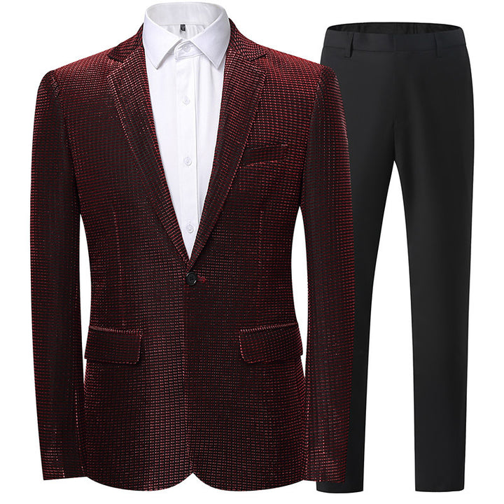 Men's festive and elegant sequin suit Lisslune