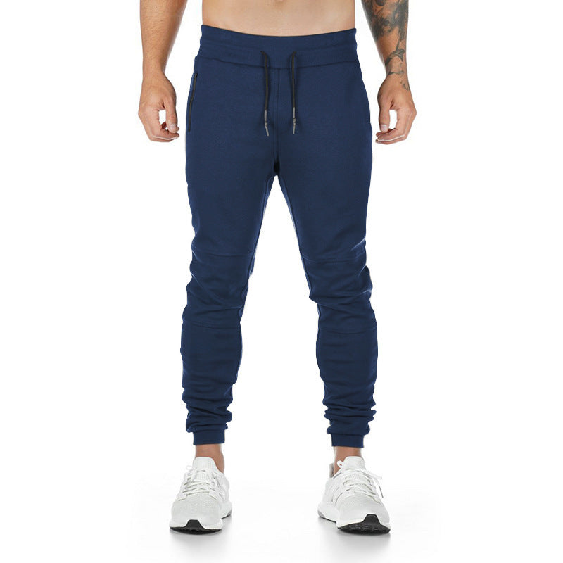 Men's Sporty Jogging Pants with Practical Zipper Pockets Lisslune