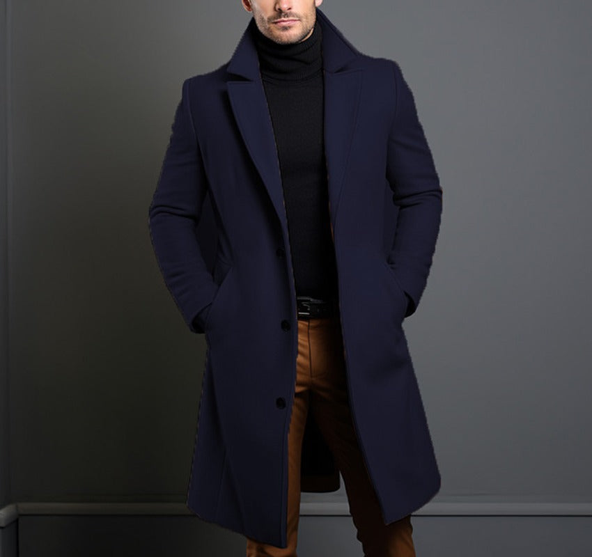 Men's elegant wool coat Lisslune