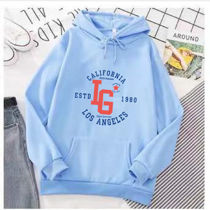 Women's hoodie with sporty California print Lisslune