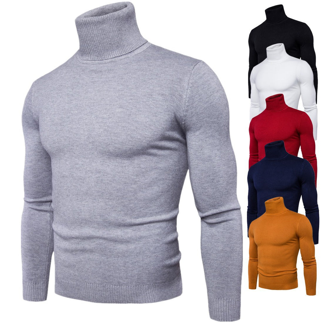 Men's turtleneck sweater made of soft knit Lisslune