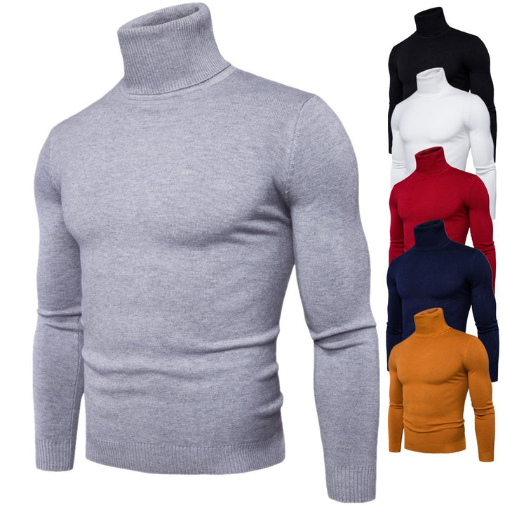 Men's turtleneck sweater made of soft knit Lisslune