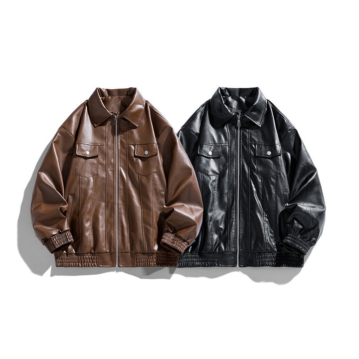 Men's Leather Jacket Lisslune