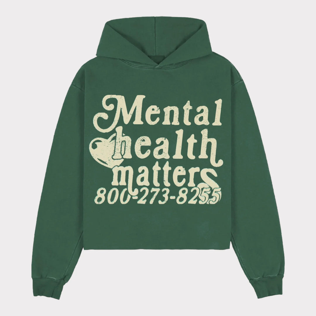 Women's hoodie with statement print Lisslune