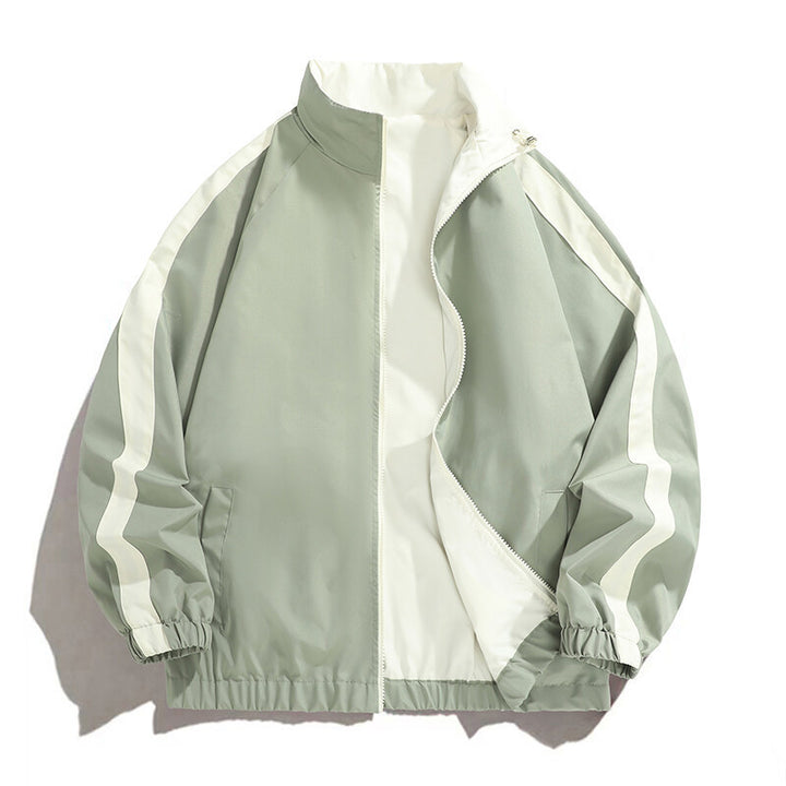 Men's fashionable casual jacket with sporty cut and contrasting accents Lisslune