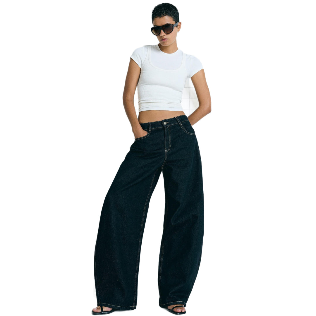 Damen Oversized Jeansjacke Lisslune