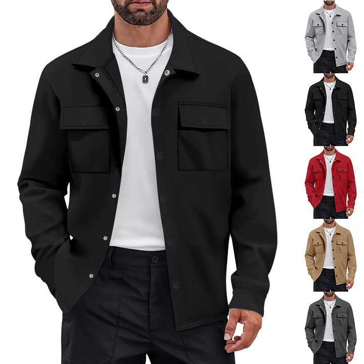 Men's casual leisure jacket with practical pockets and modern cut Lisslune