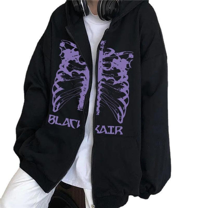 Women’s hoodie with innovative skeleton design Lisslune