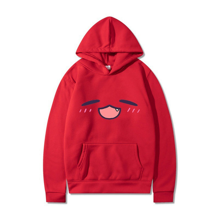 Women's hoodie with cheerful cartoon face and comfortable fit Lisslune