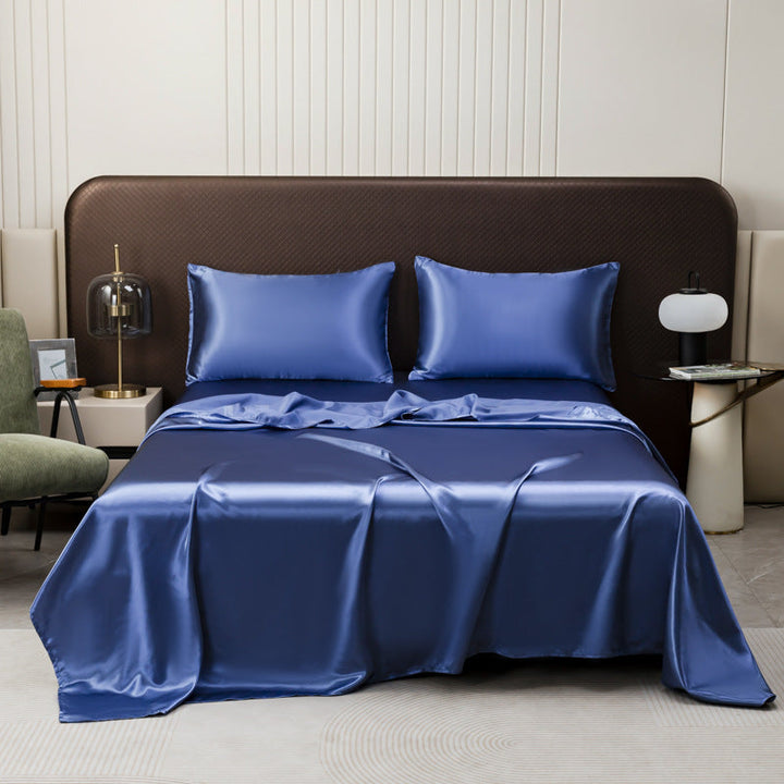 Lisslune | Cooling Silky Satin Bed Sheet