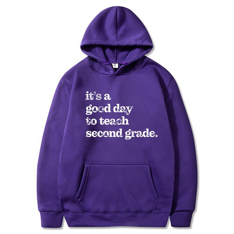 Women's hoodie with inspiring teacher quote and comfortable fit Lisslune