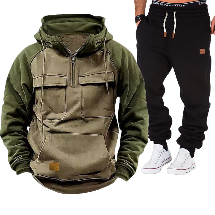 Men's functional sweater with practical pockets Lisslune