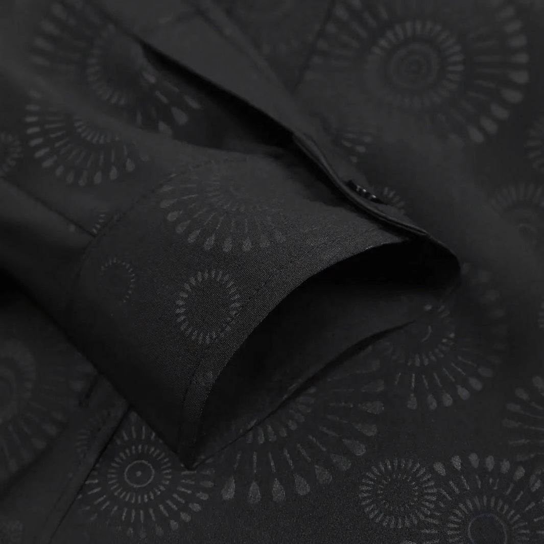 Men's shirt with fine pattern print Lisslune