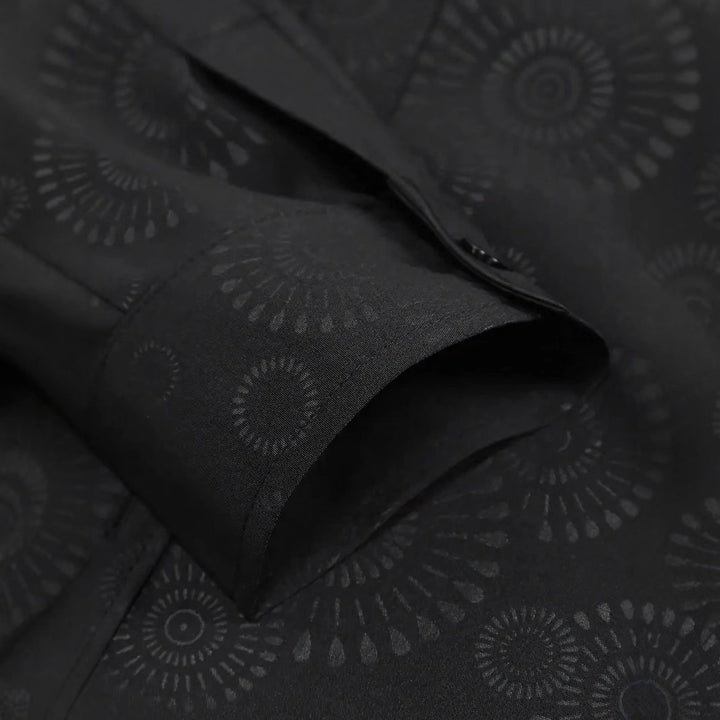 Men's shirt with fine pattern print Lisslune
