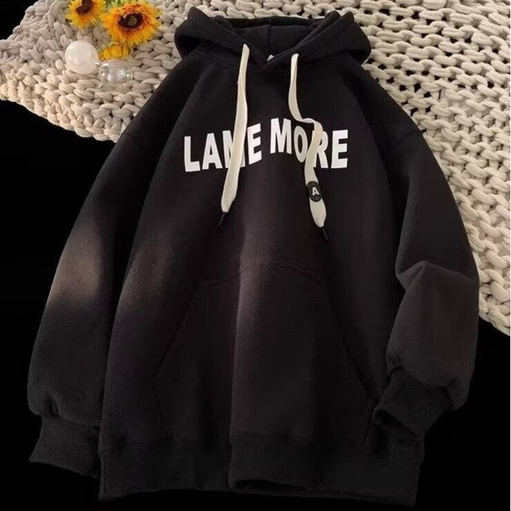 Women's hoodie with modern lettering and exclusive design Lisslune