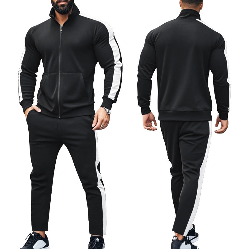 Men's sporty hoodie jacket and jogging pants set Lisslune
