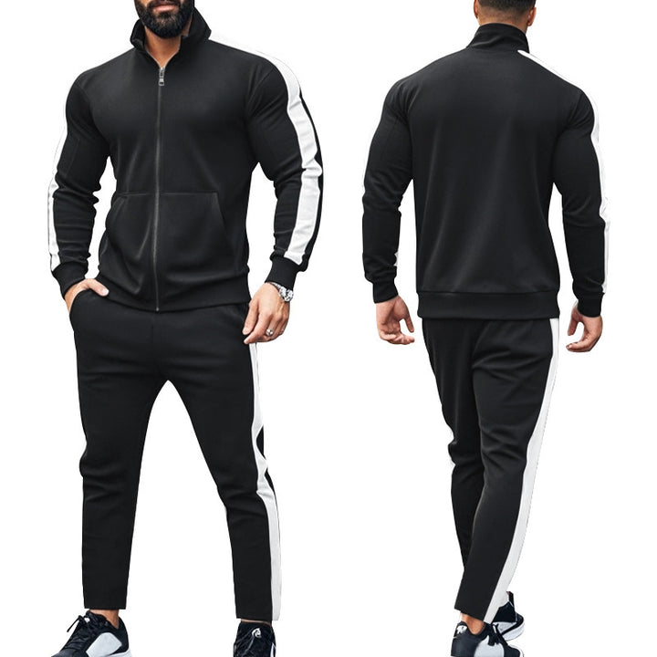 Men's sporty hoodie jacket and jogging pants set Lisslune