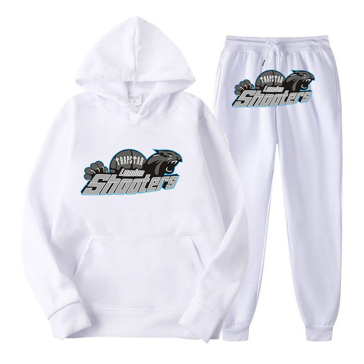 Women's leisure hoodie and jogger set with urban sports design Lisslune