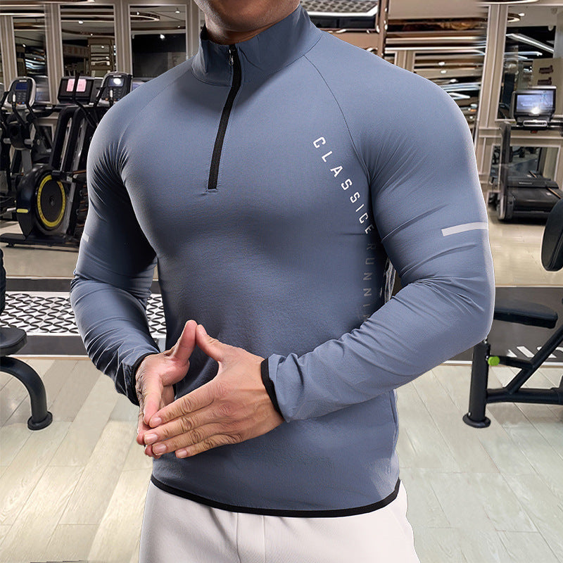 Men's functional jacket with half zip and breathable inserts Lisslune