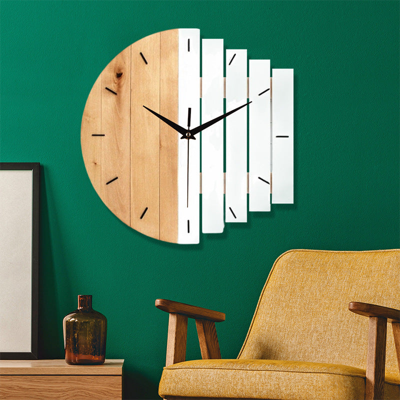 Lisslune | Unique Wooden Analog Silent Wall Clock
